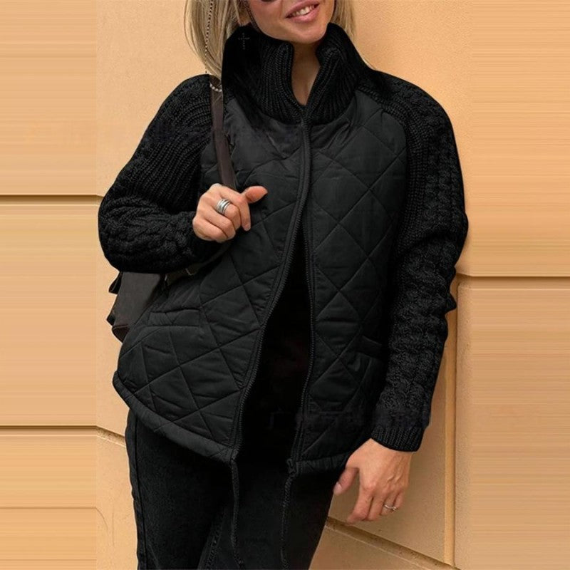 YOLANDA - QUILTED KNITTED JACKET