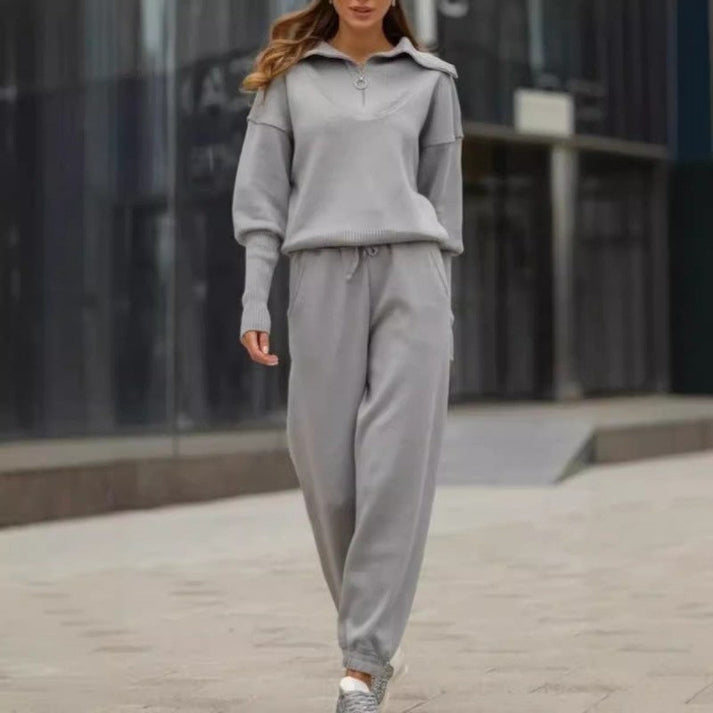 MIREIA - SWEATER AND LOOSE-FIT PANTS SET