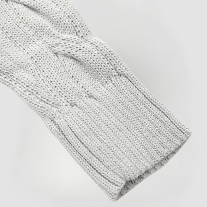 LIAM - HALF-ZIP CABLE KNIT SWEATER